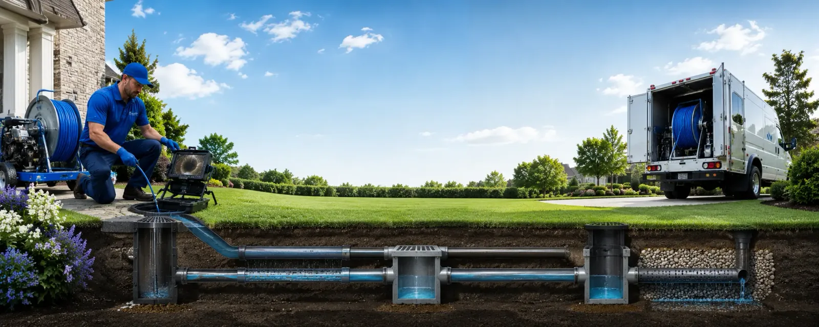 Outdoor drain cleaning information for Olmstead, KY